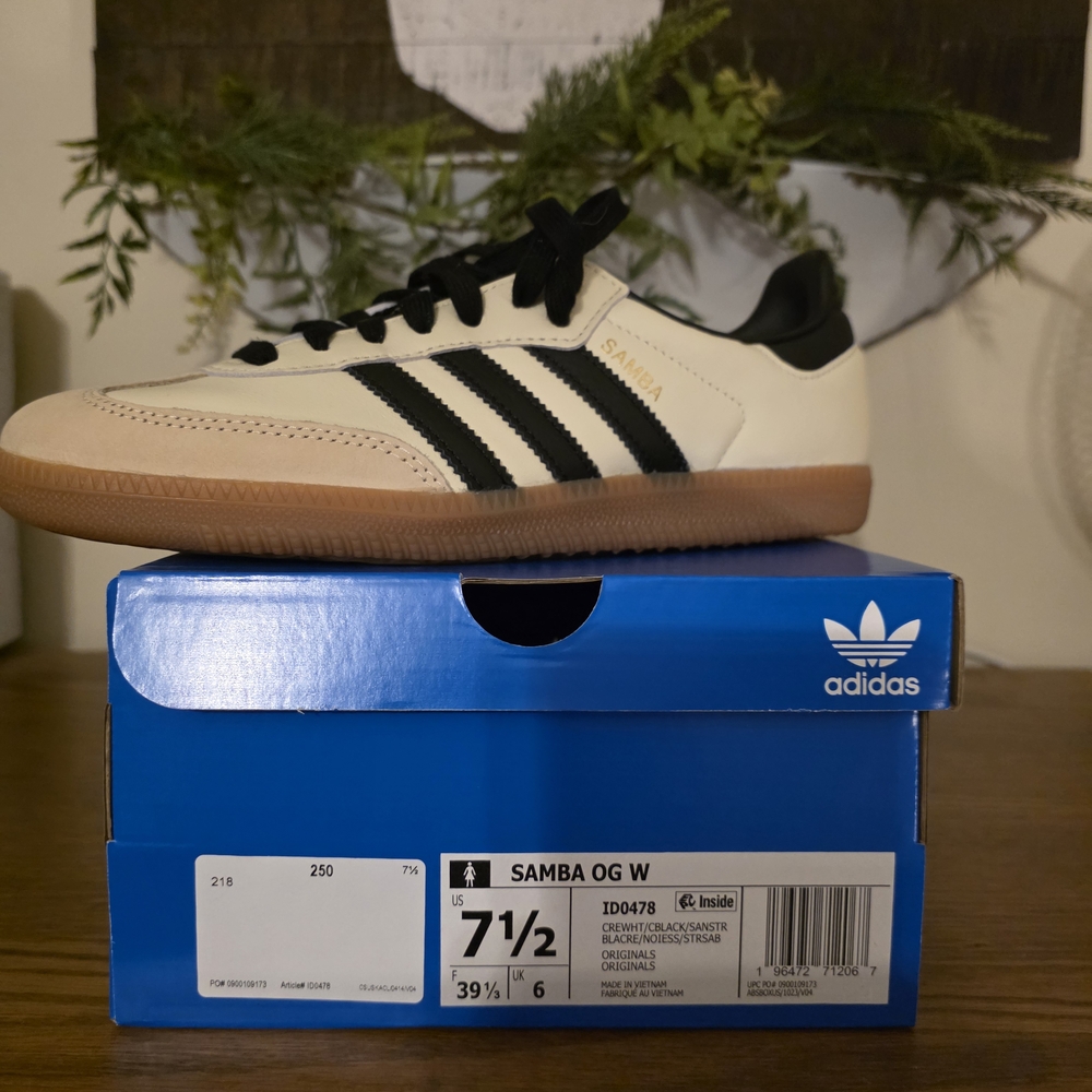 Adidas Samba OG White Black Sneakers
